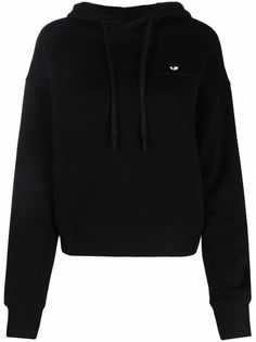 Chiara Ferragni embroidered-logo drawstring hoodie