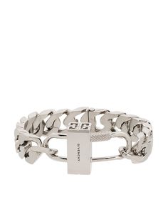 Givenchy GIVENCHY G CHAIN LOCK BRACELET SILVER