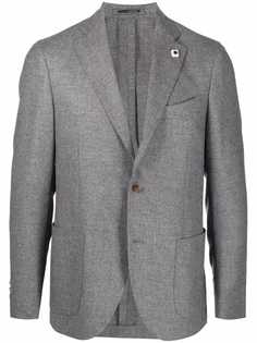 Lardini buttoned wool blazer