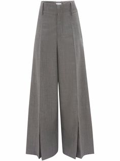 JW Anderson SPLIT HEM WIDE LEG TROUSERS