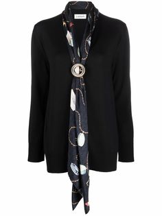 LANVIN джемпер с шарфом
