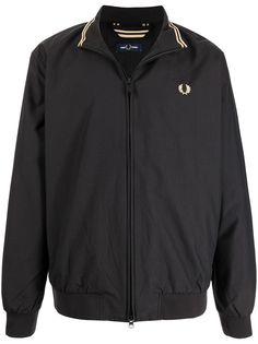 FRED PERRY ветровка с вышитым логотипом