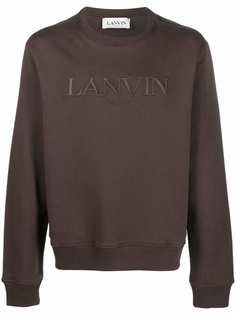 LANVIN толстовка с вышитым логотипом