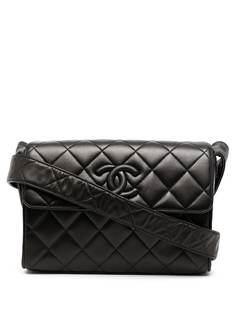 Chanel Pre-Owned стеганая сумка на плечо 1992-го года с логотипом CC