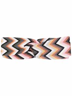 Missoni повязка на голову с узором зигзаг