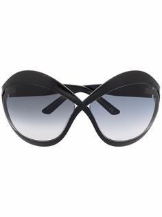 TOM FORD Eyewear затемненные солнцезащитные очки Carine