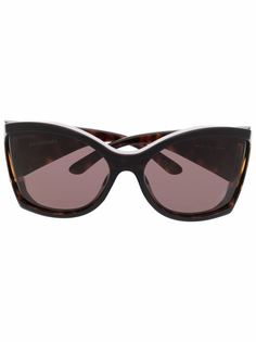 Balenciaga Eyewear солнцезащитные очки в массивной оправе
