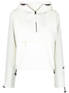 Reebok легкая куртка с капюшоном и логотипом