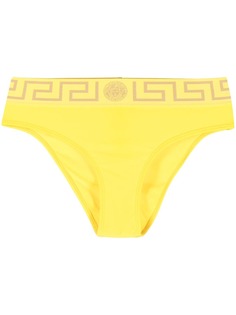 Versace плавки бикини с узором Greca