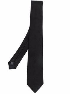 LANVIN шелковый галстук с заостренным концом