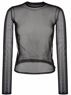 Simone Wild сетчатый топ с длинными рукавами