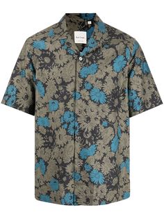 PAUL SMITH рубашка с цветочным принтом