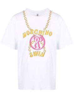 Moschino футболка Double Question Mark