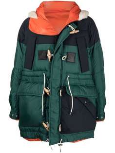 sacai reversible padded coat