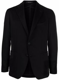 Tagliatore fitted single-breasted blazer