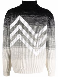 Missoni джемпер в рубчик с высоким воротником