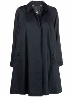 Burberry Pre-Owned однобортный тренч 1980-х годов