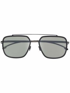 Mykita солнцезащитные очки-авиаторы Reed