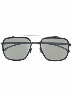 Mykita солнцезащитные очки-авиаторы Reed