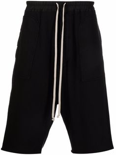 Rick Owens DRKSHDW укороченные брюки с низким шаговым швом