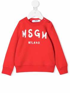 MSGM Kids толстовка с логотипом