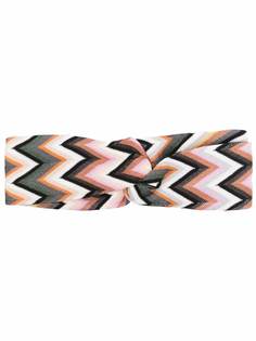 Missoni повязка на голову с узором зигзаг