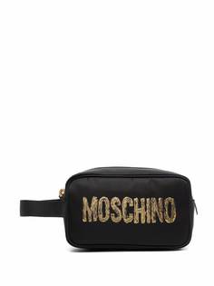 Moschino несессер с логотипом