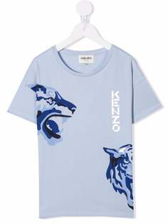 Kenzo Kids футболка с принтом