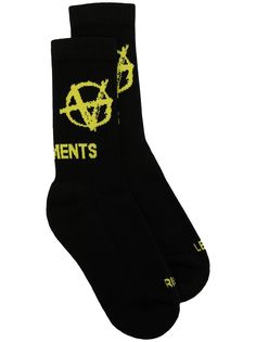 VETEMENTS носки с логотипом