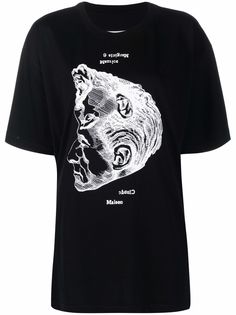 MM6 Maison Margiela футболка с графичным принтом