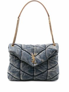 Saint Laurent сумка на плечо Loulou Puffer