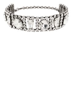 Alessandra Rich crystal choker necklace