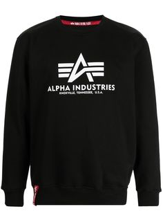 Alpha Industries толстовка с логотипом