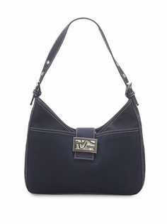 Fendi Pre-Owned джинсовая сумка на плечо с логотипом FF