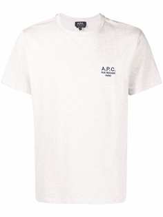 A.P.C. logo-print cotton T-shirt