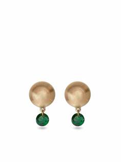 Raphaele Canot серьги из желтого золота с цаворитом