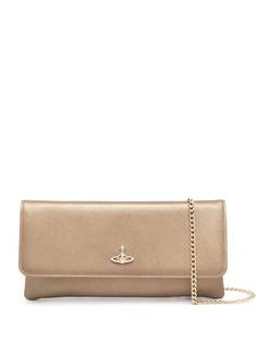 Vivienne Westwood клатч Victoria с откидным клапаном