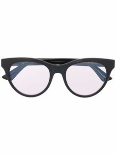 Gucci Eyewear солнцезащитные очки в круглой оправе с логотипом GG
