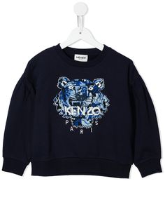 Kenzo Kids толстовка с вышитым логотипом