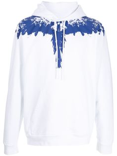 Marcelo Burlon County of Milan худи с принтом Wings и кулиской