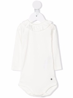 Petit Bateau ромпер с длинными рукавами и оборками