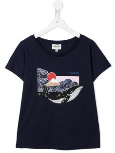 Kenzo Kids футболка с логотипом