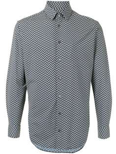 Giorgio Armani рубашка с принтом в елочку