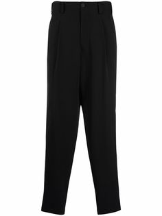 Yohji Yamamoto зауженные шерстяные брюки