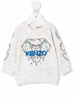 Kenzo Kids толстовка с вышитым логотипом