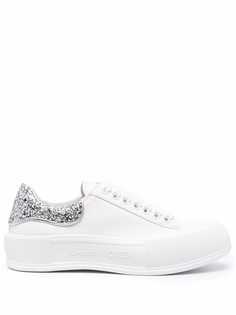 Alexander McQueen кеды Deck Plimsoll с блестками