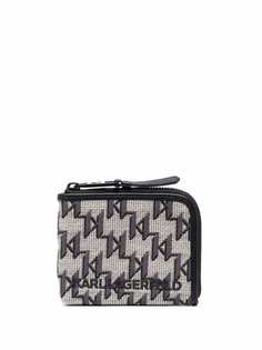 Karl Lagerfeld жаккардовый кошелек K/Monogram