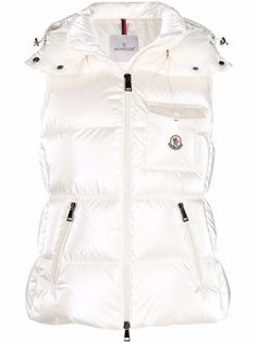 Moncler дутый жилет с капюшоном
