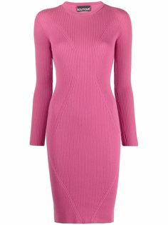 Boutique Moschino платье-джемпер с круглым вырезом