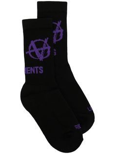 VETEMENTS носки с логотипом